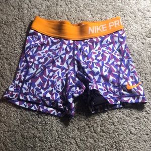 Purple nike pros